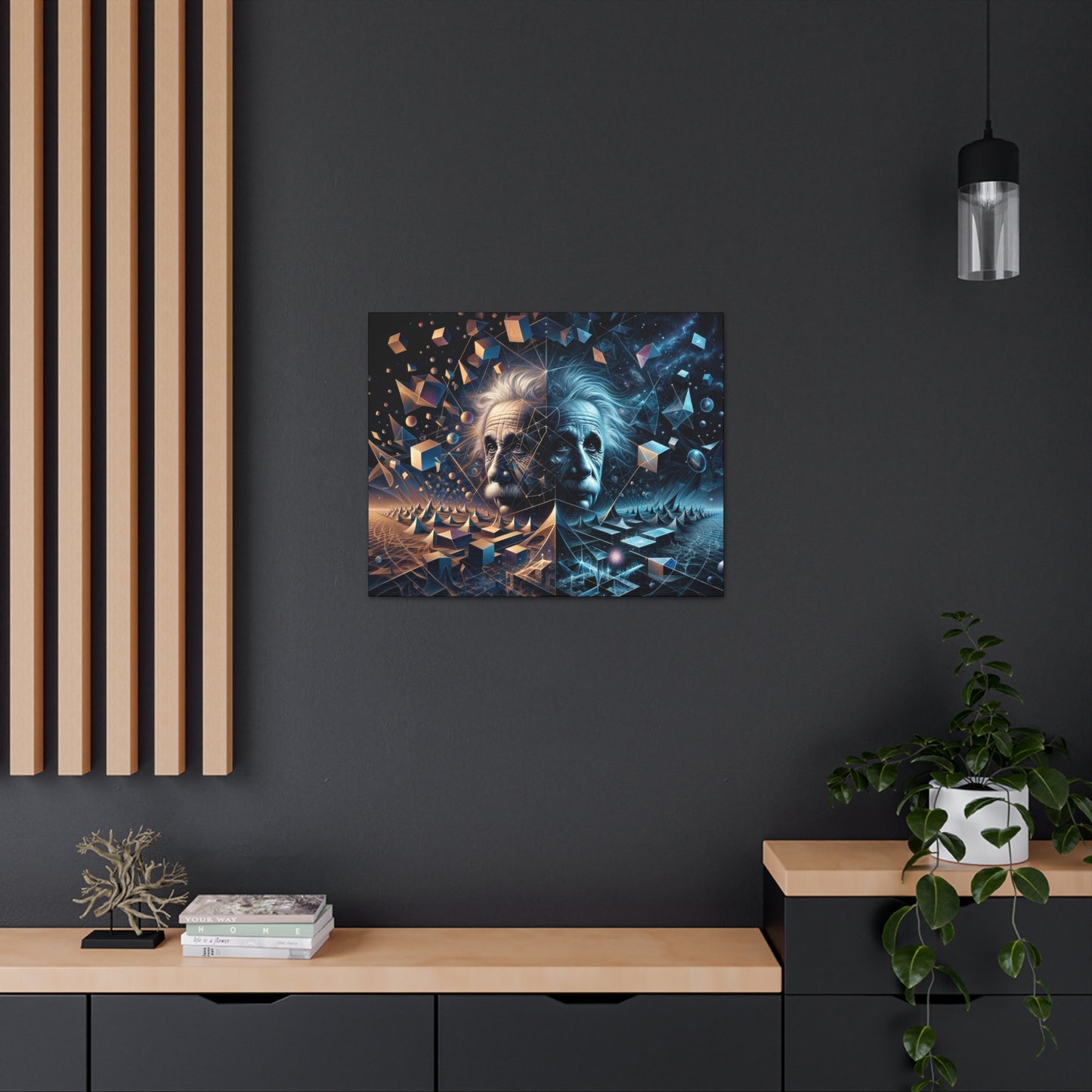 Einstein’s Enigma Canvas