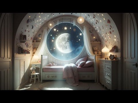 Children's Lullaby: "Moon Dome Dreams" - Gentle Bedtime Sleep Music for Calming Nights