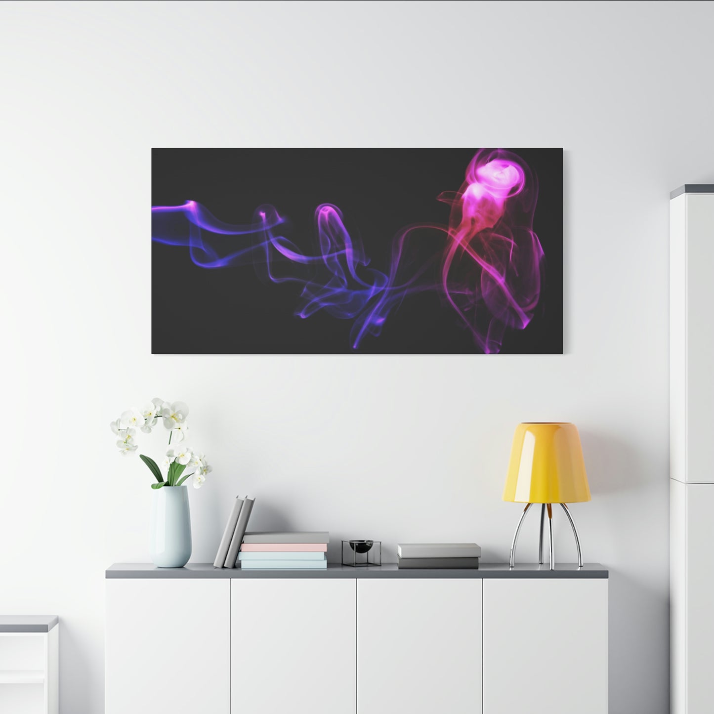 Chromatic Smoke Dance Classic Canvas