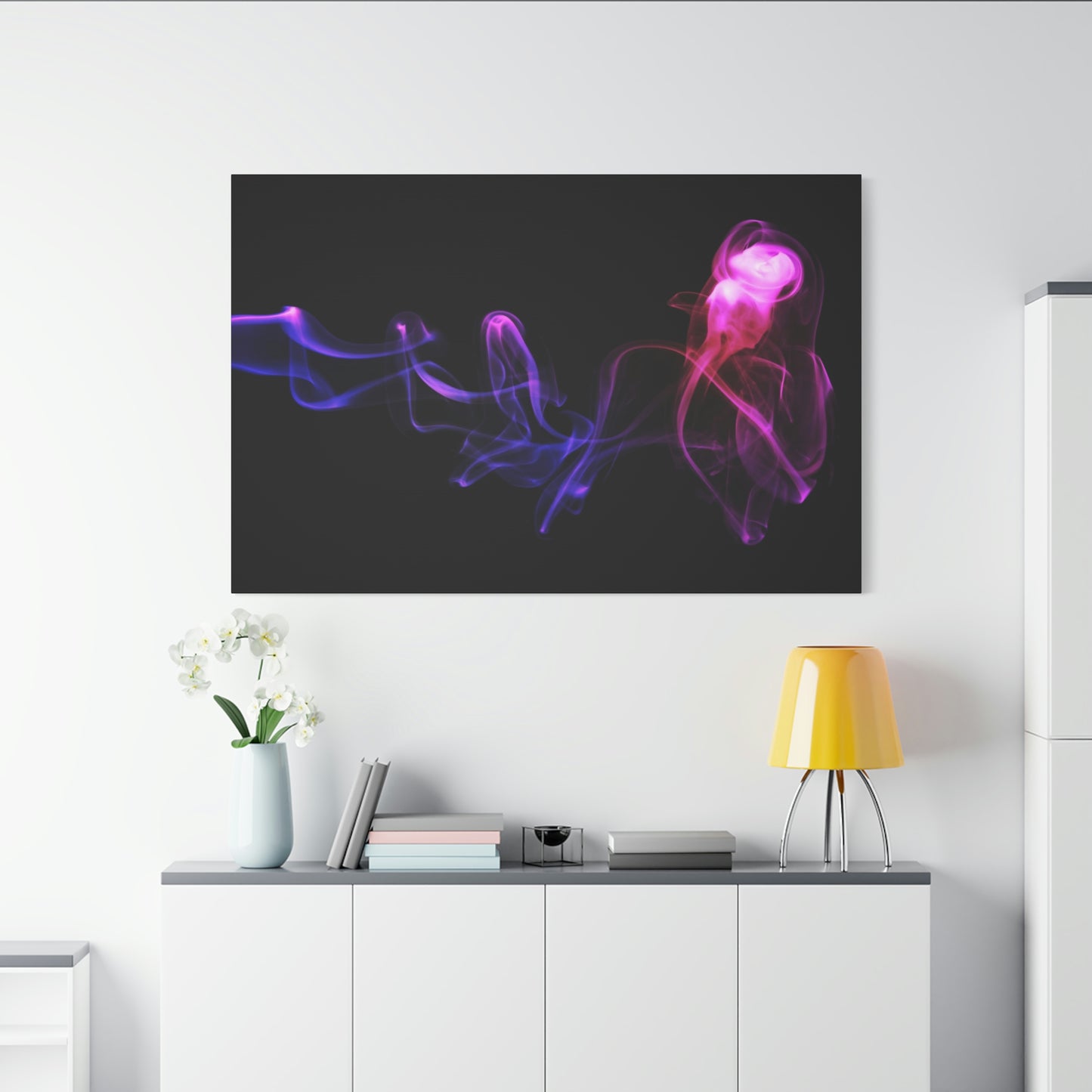 Chromatic Smoke Dance Classic Canvas