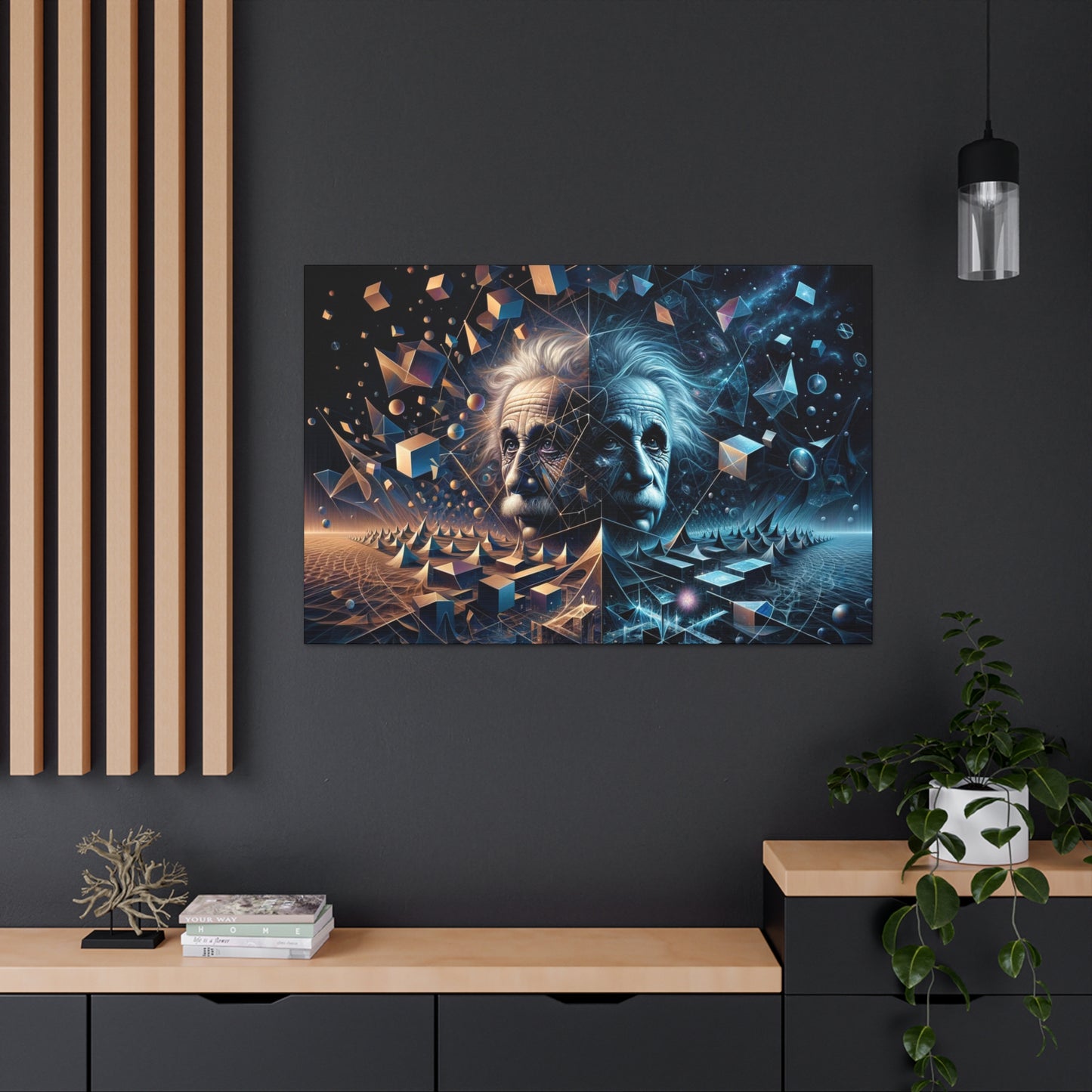 Einstein’s Enigma Canvas