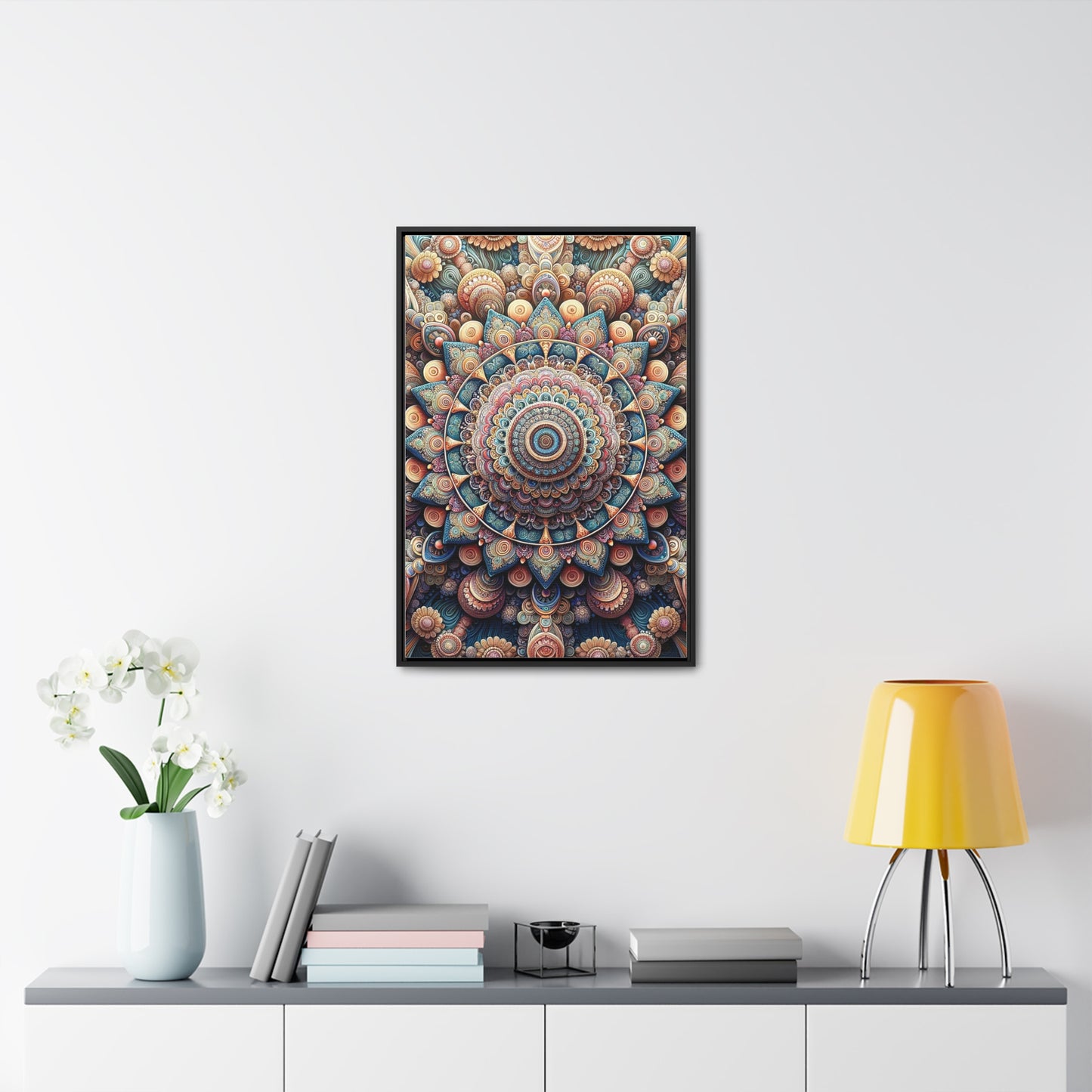 Fractal Artwork, Vertical Frame