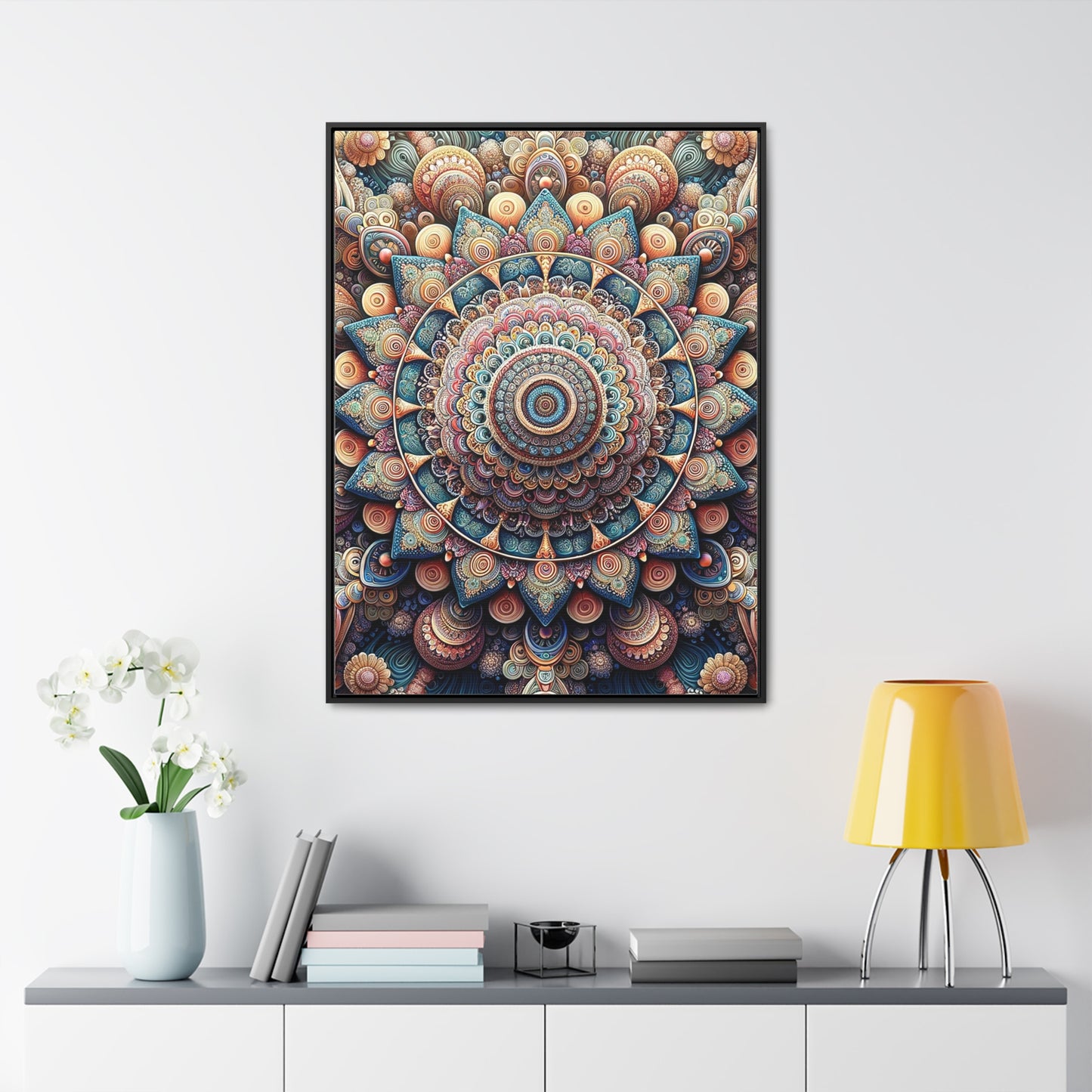 Fractal Artwork, Vertical Frame