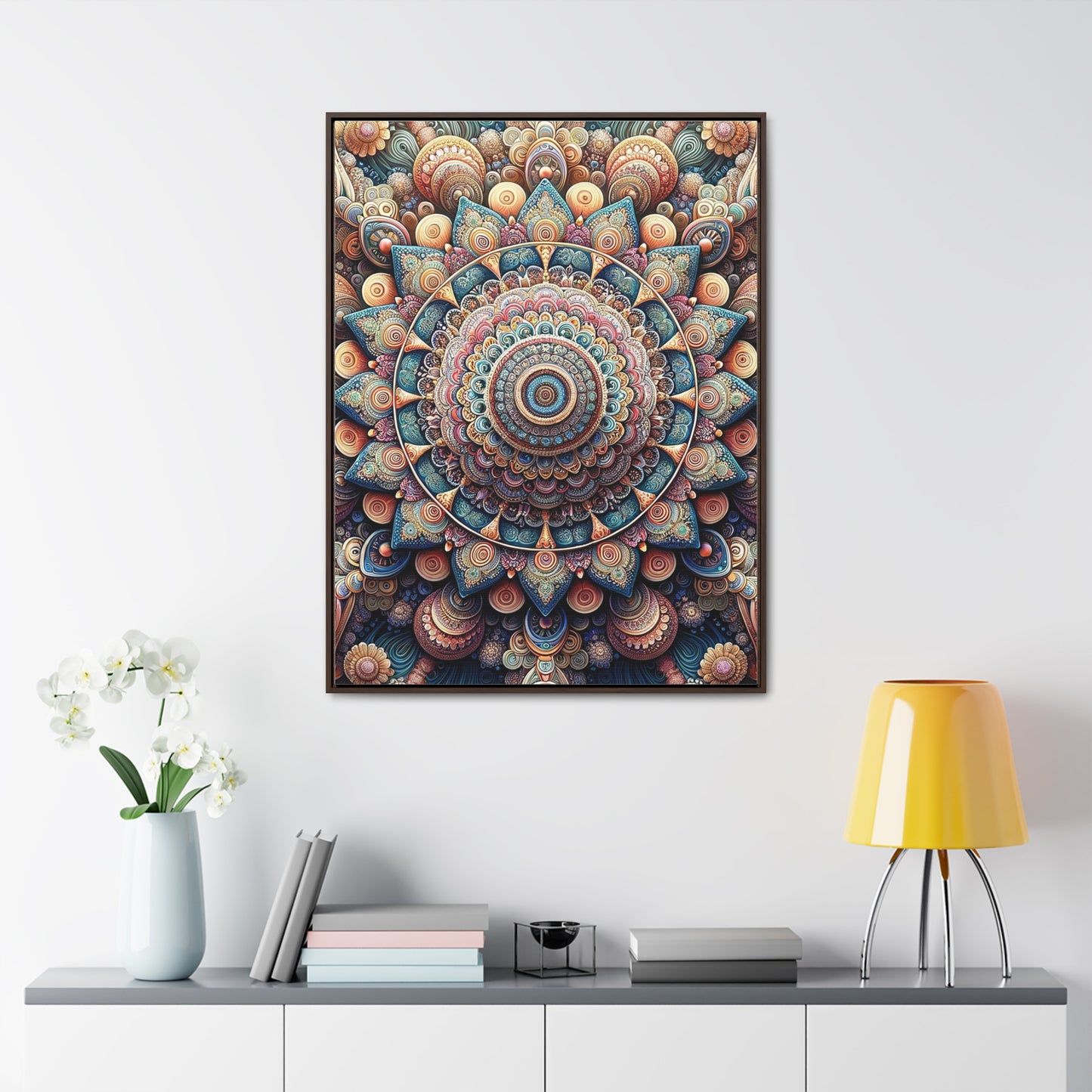 Fractal Artwork, Vertical Frame