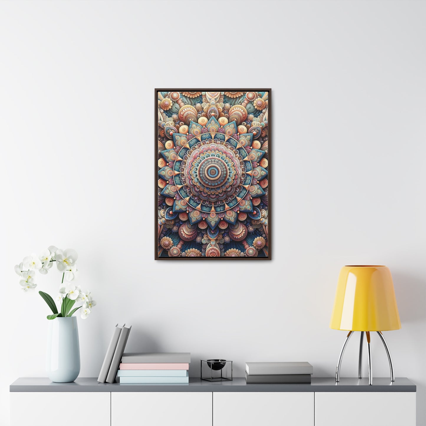 Fractal Artwork, Vertical Frame