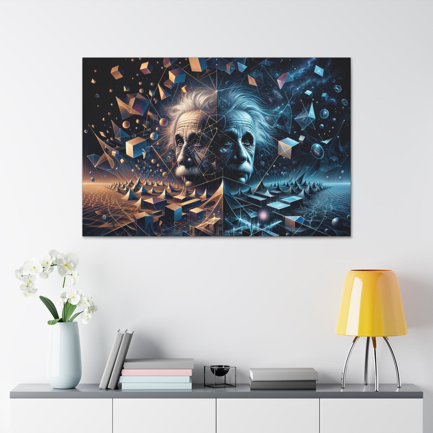 Einstein’s Enigma Canvas