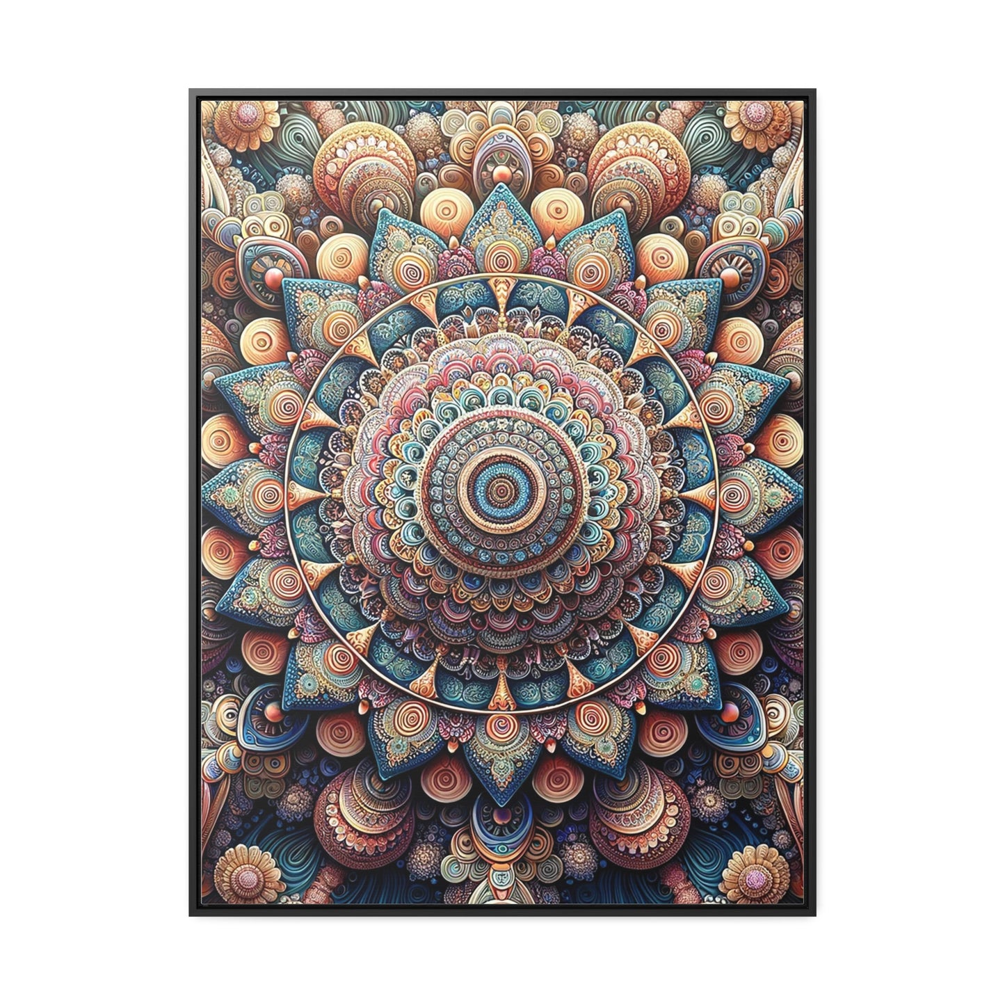 Fractal Artwork, Vertical Frame