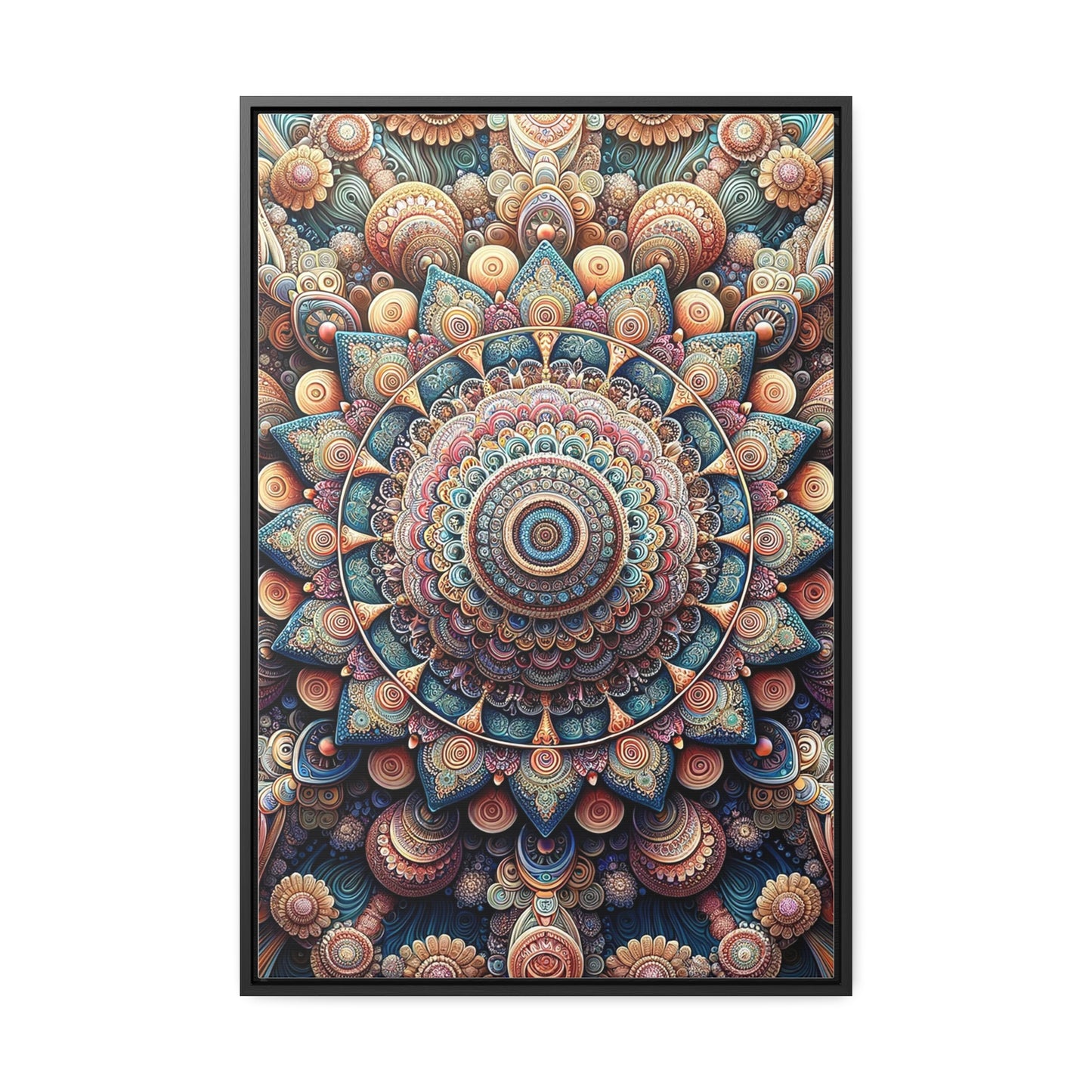 Fractal Artwork, Vertical Frame