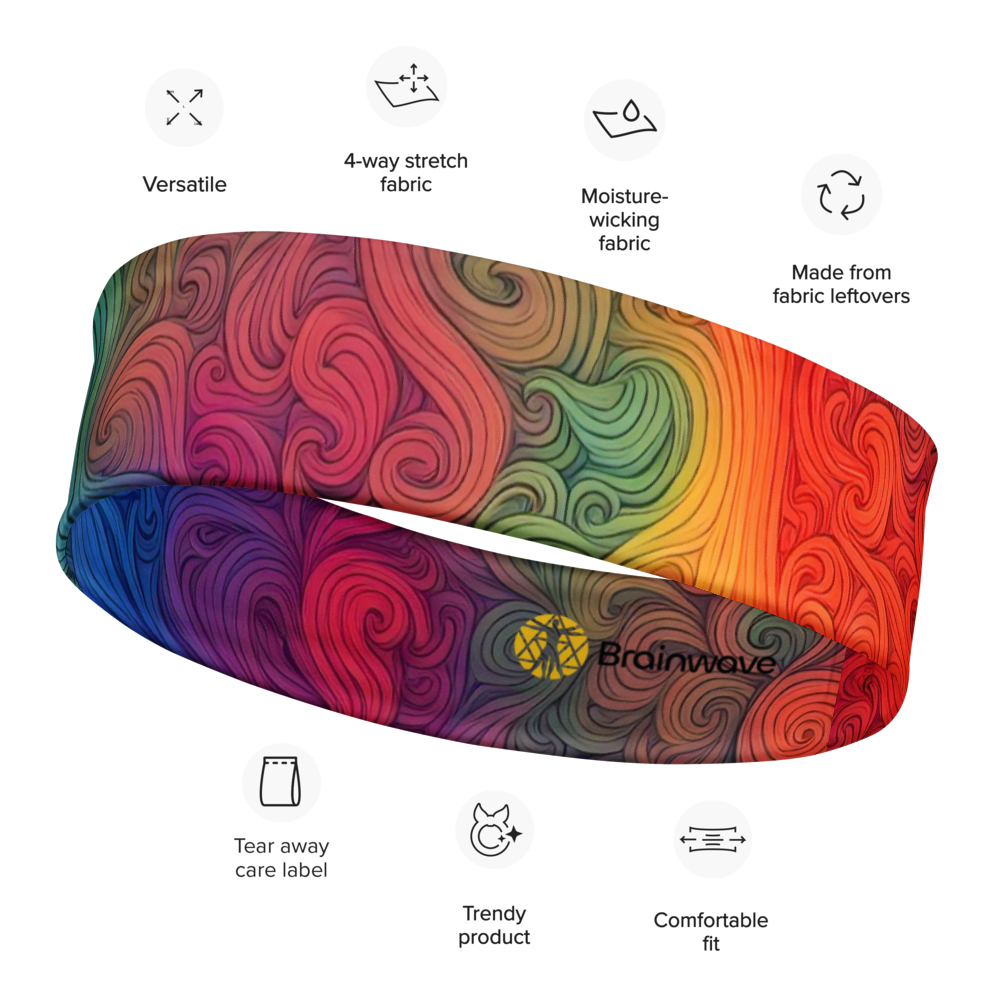 Kaleidoscope Waves Headband