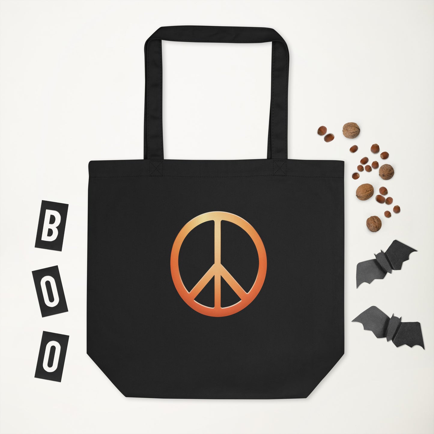 Eco Peace Sign Tote Bag