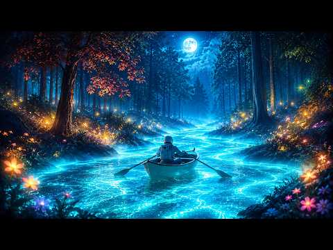 River of Positive Energy | 8 Hour Enchanted Forest Music for Relaxation & Sleep