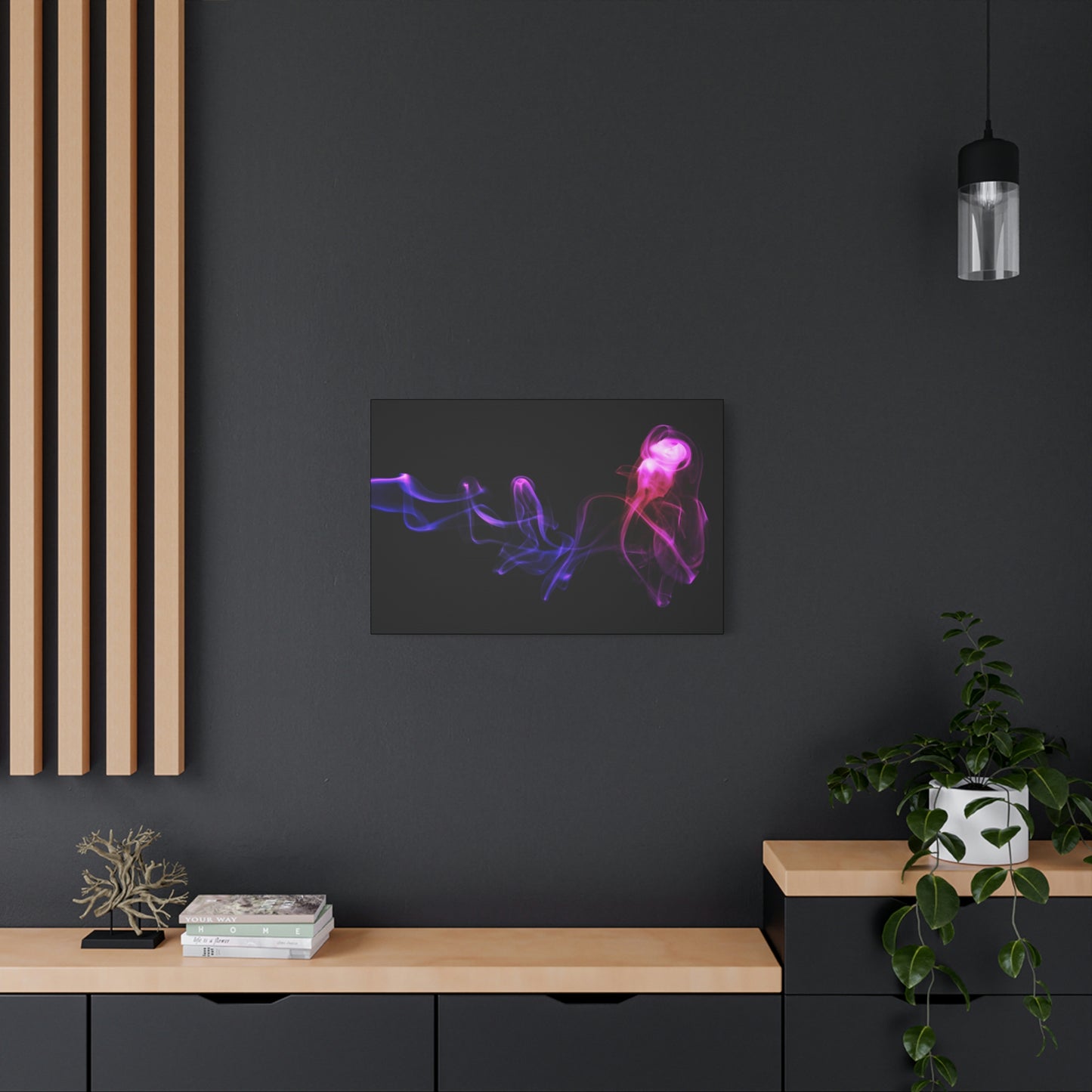 Chromatic Smoke Dance Classic Canvas