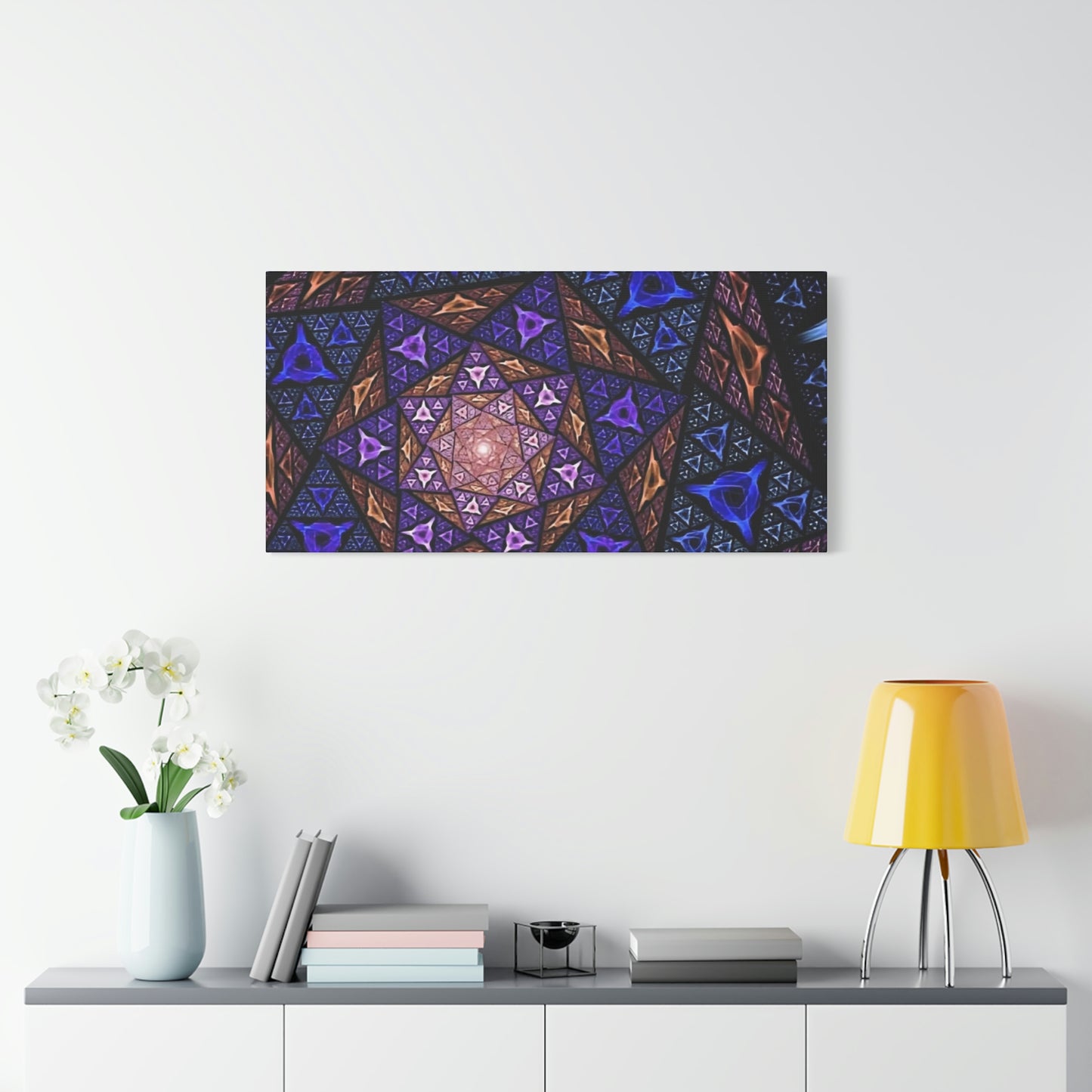 Spectral Spiral Classic Canvas