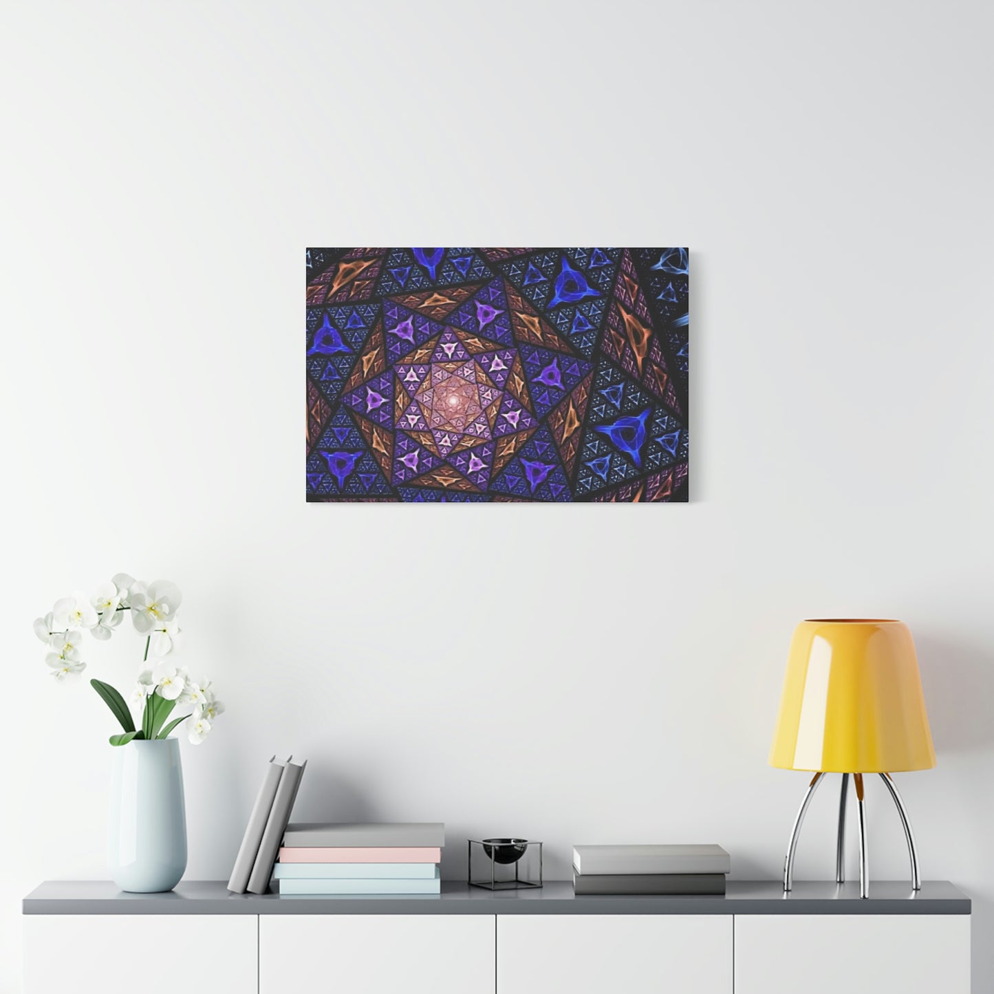 Spectral Spiral Classic Canvas