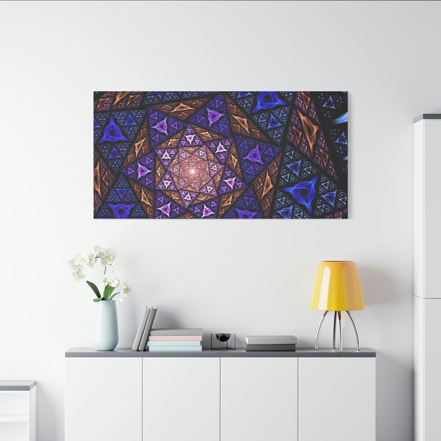 Spectral Spiral Classic Canvas