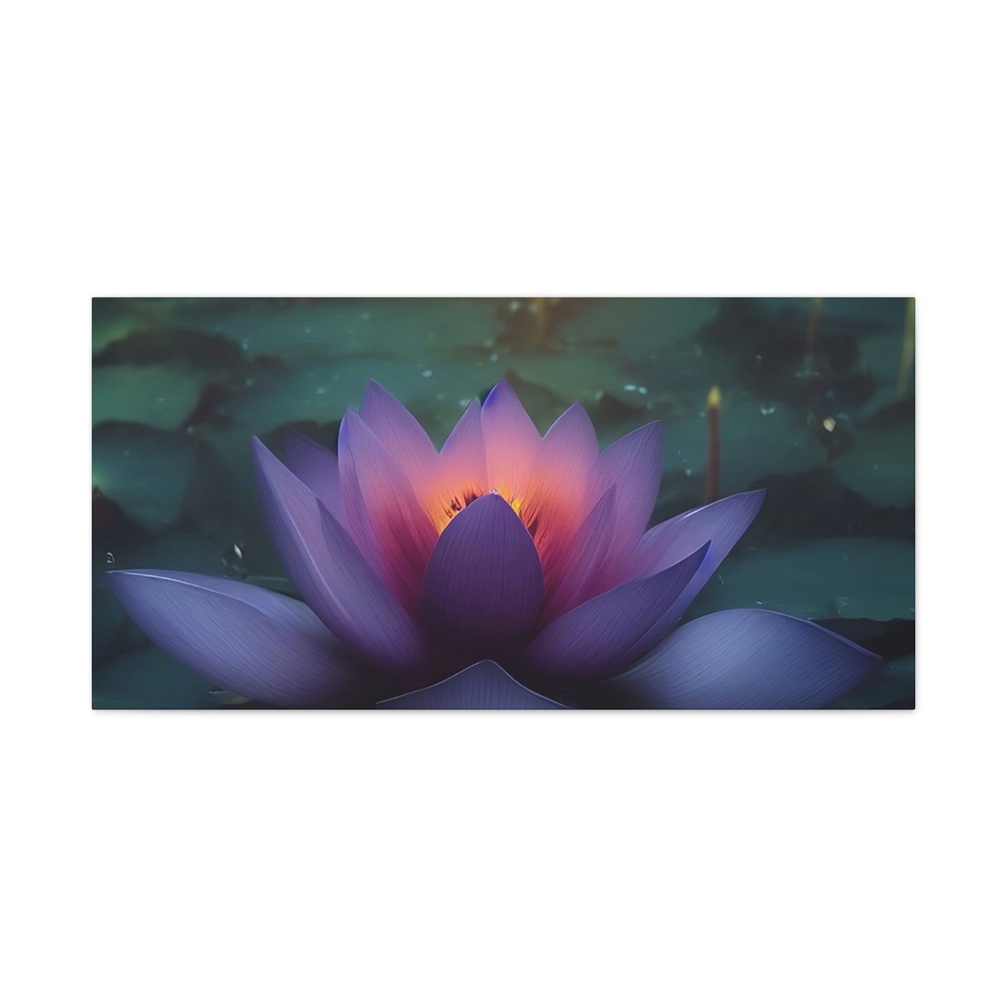 Healing Lotus Classic Canvas