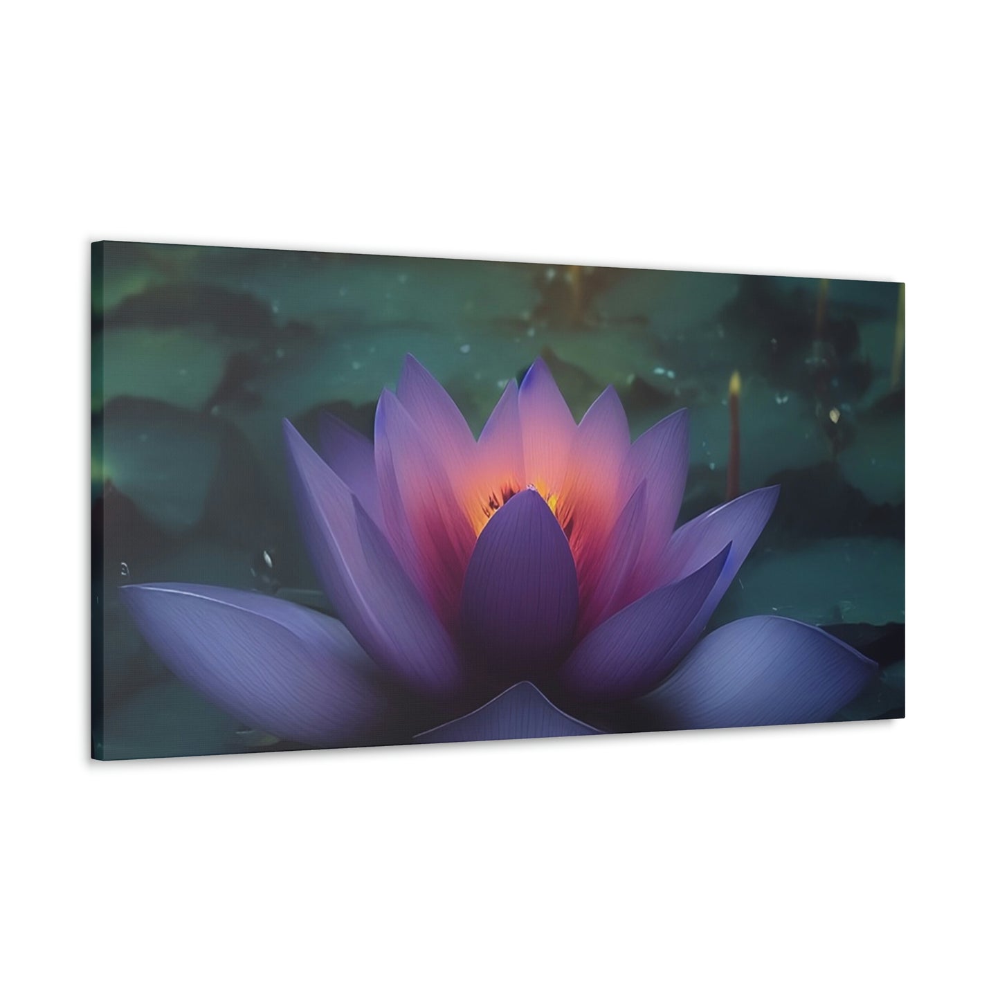 Healing Lotus Classic Canvas