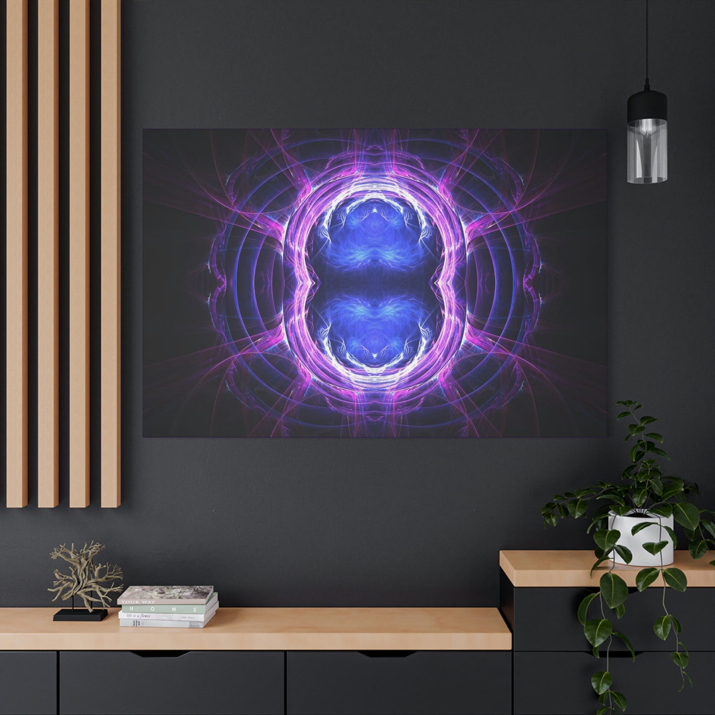 Cosmic Collision Classic Canvas