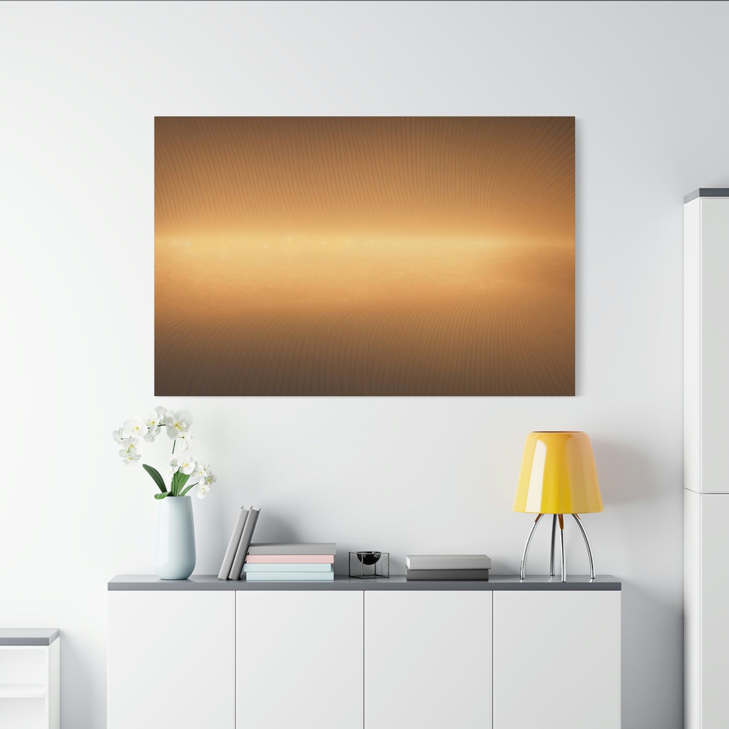 Theta Sounds Waves Classic Canvas