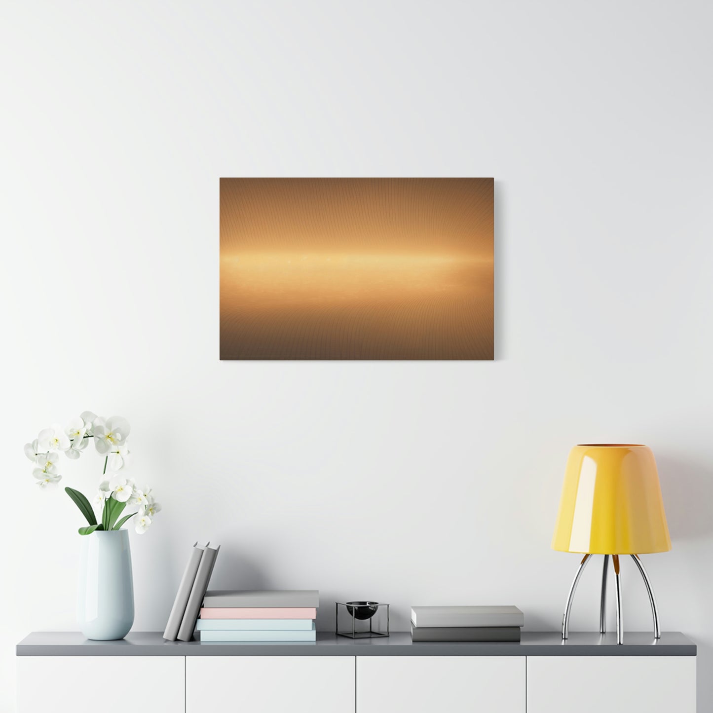 Theta Sounds Waves Classic Canvas