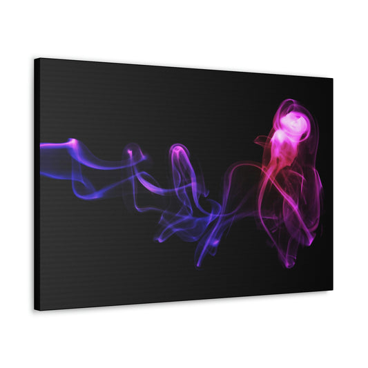 Chromatic Smoke Dance Classic Canvas