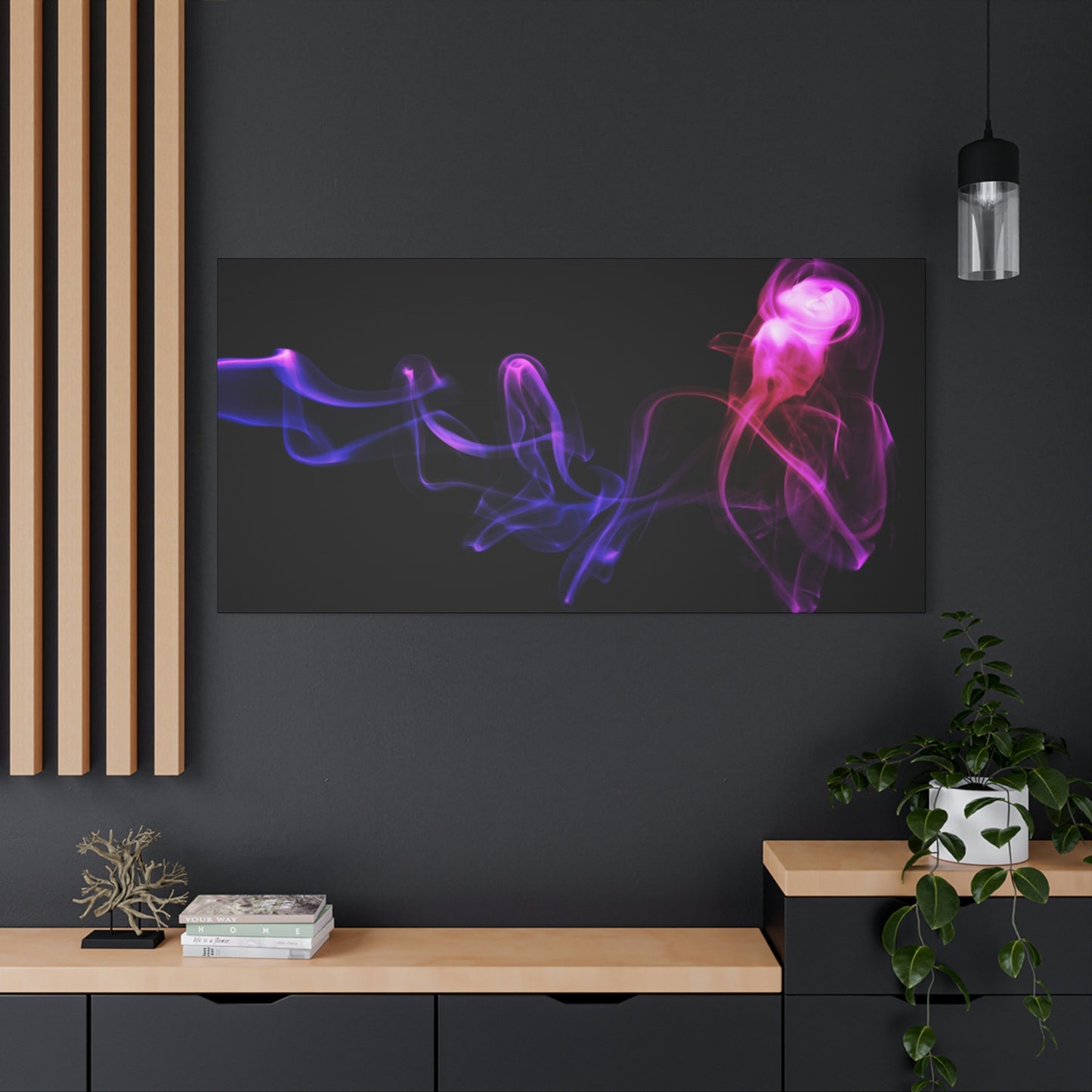 Chromatic Smoke Dance Classic Canvas