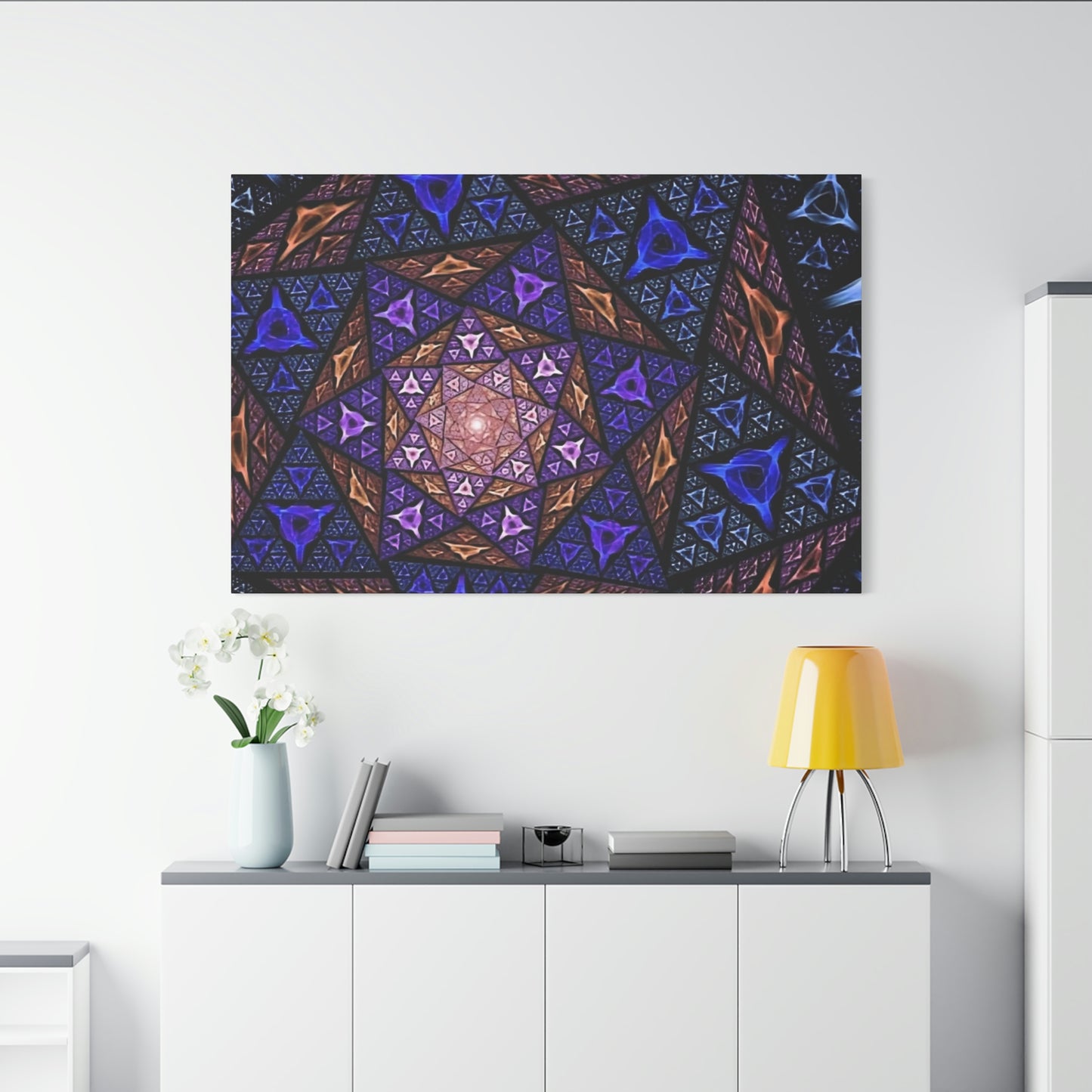 Spectral Spiral Classic Canvas