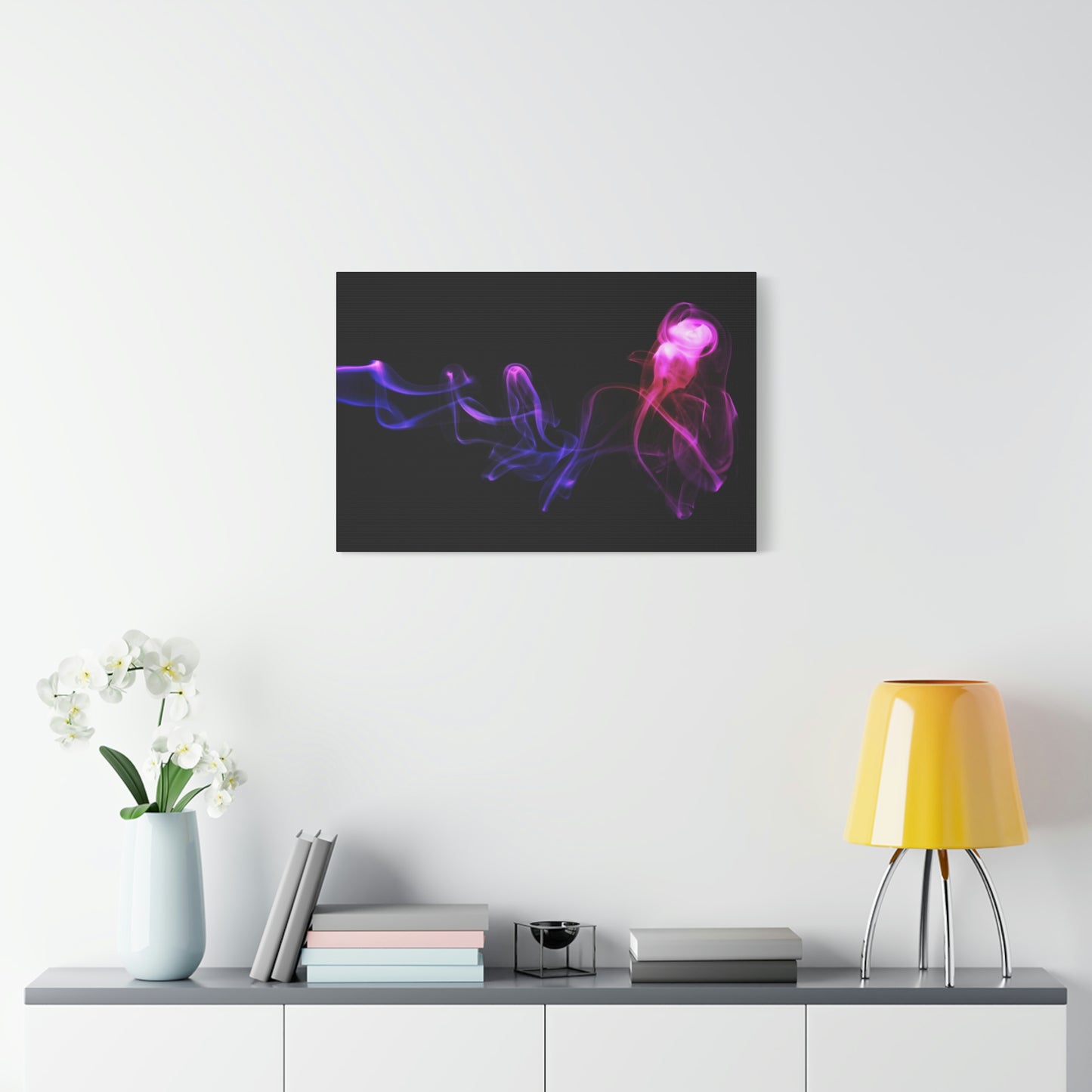 Chromatic Smoke Dance Classic Canvas