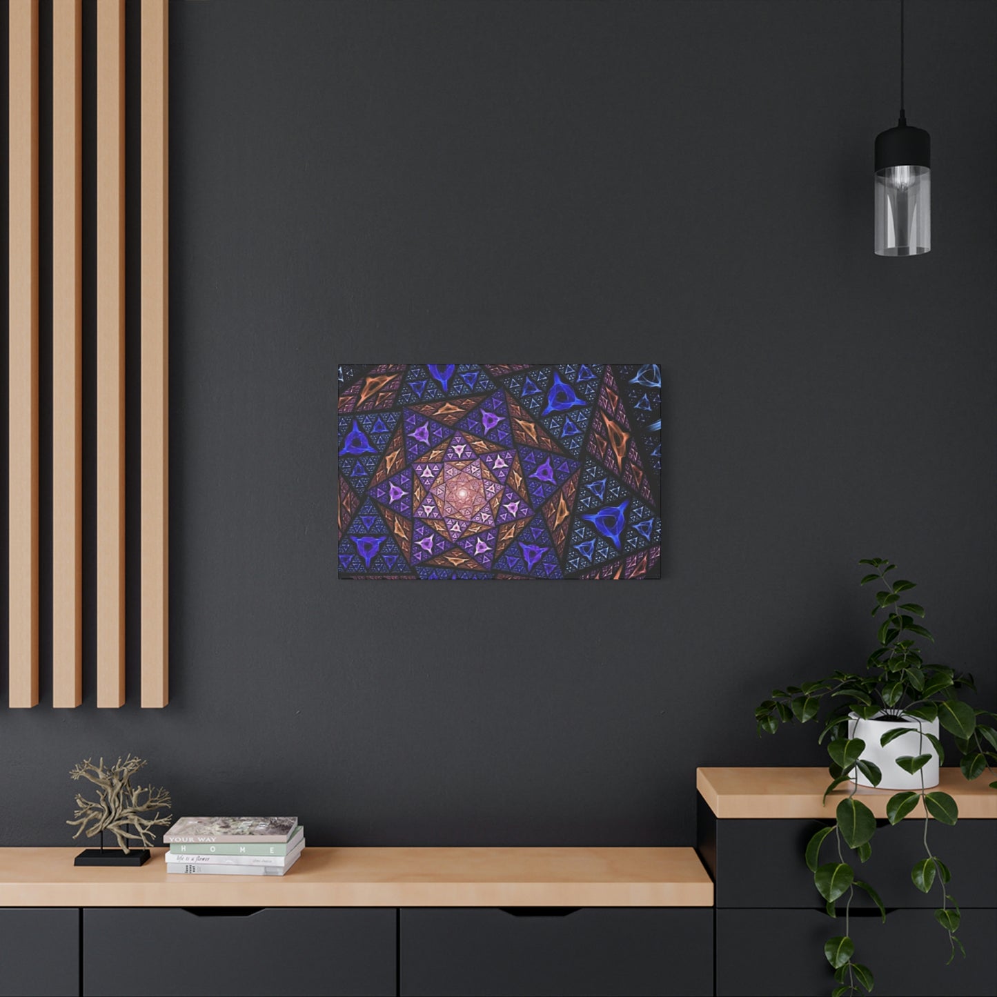 Spectral Spiral Classic Canvas