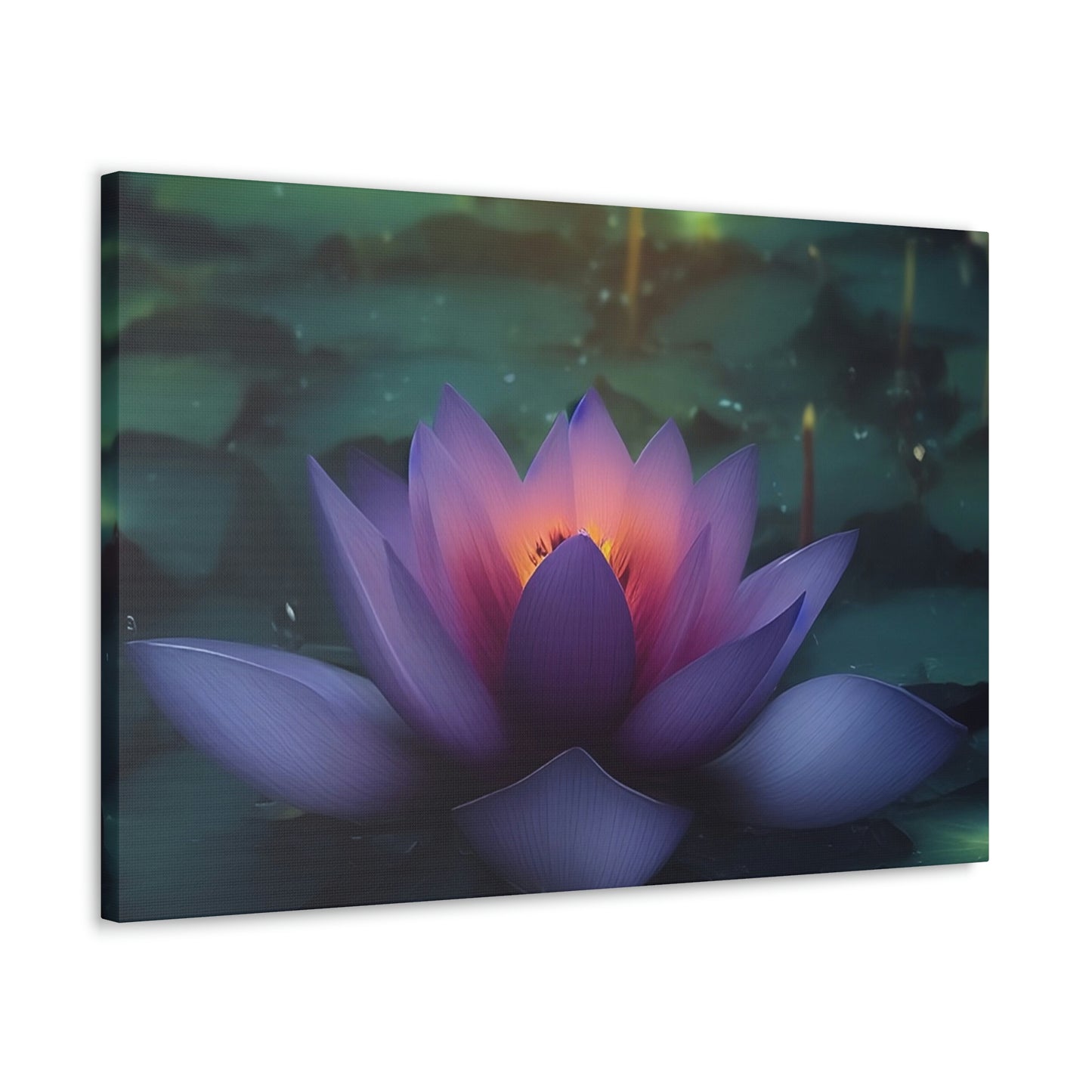 Healing Lotus Classic Canvas