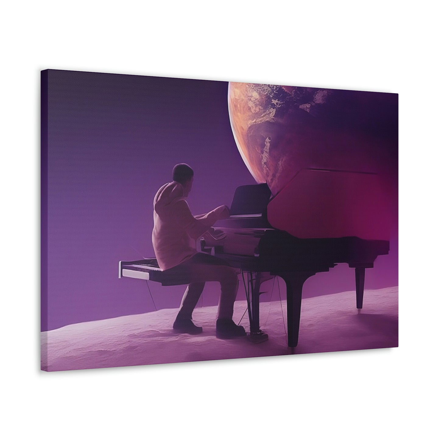 Playing on the Moon Classic Canvas