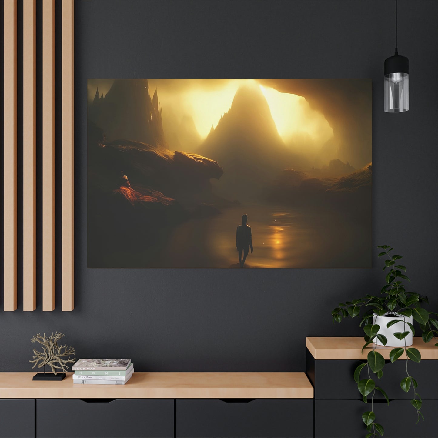 Light and Dark Classic Canvas