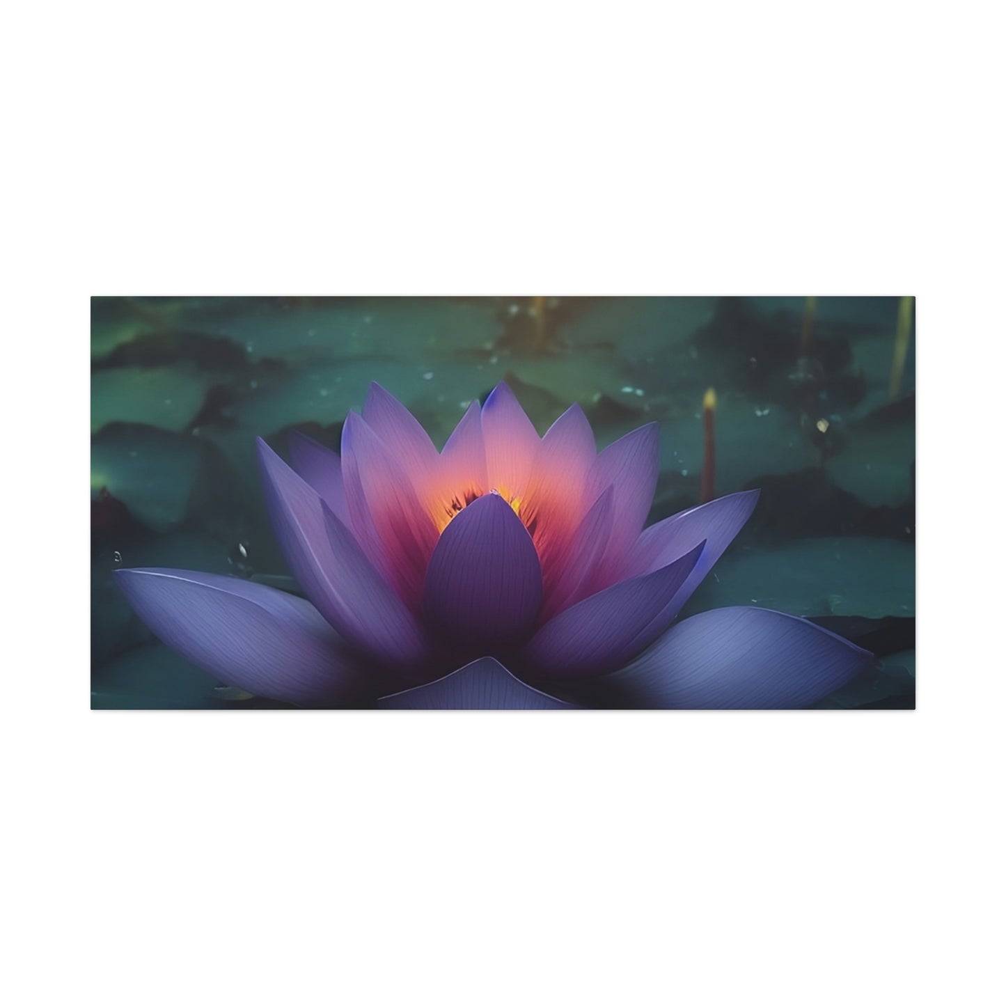 Healing Lotus Classic Canvas