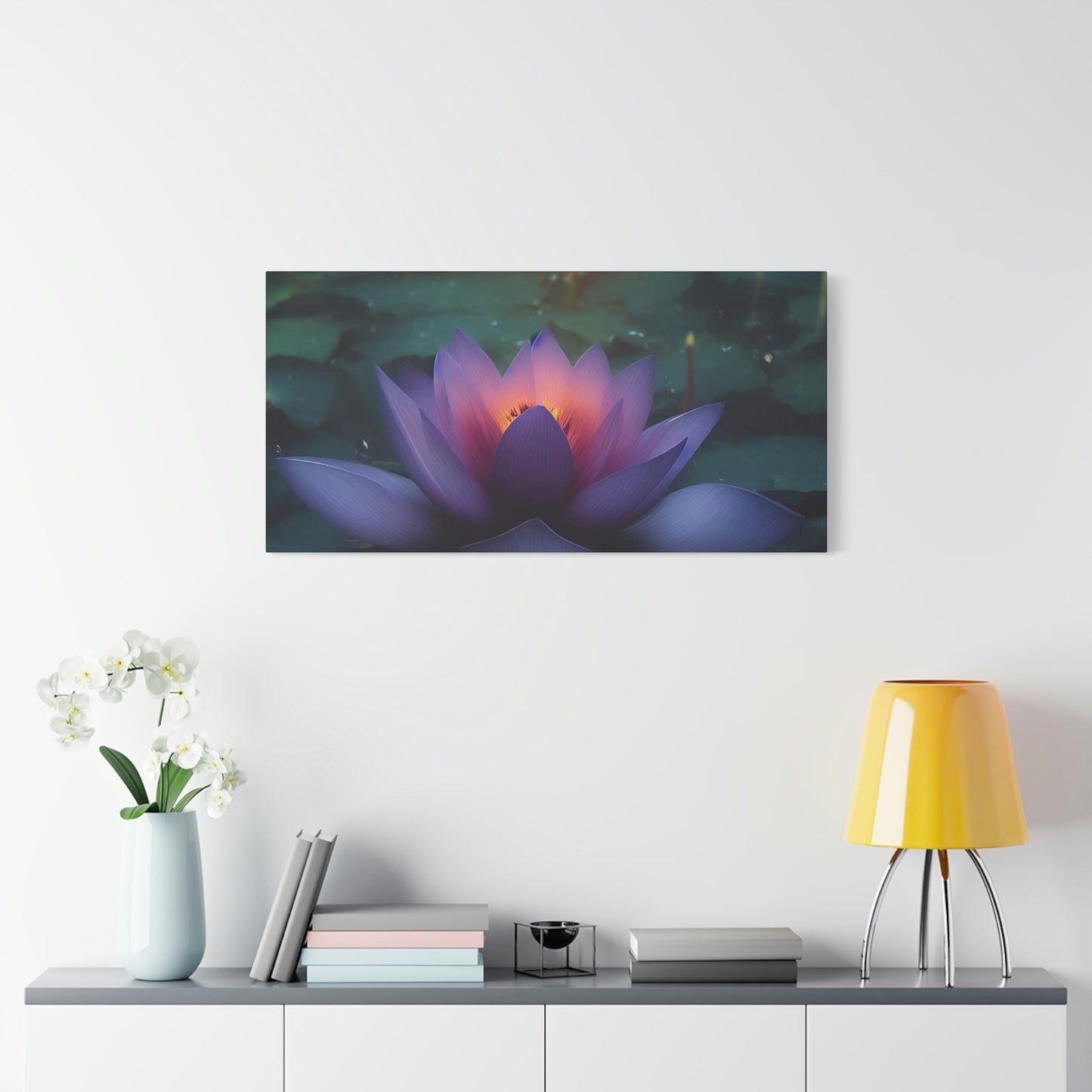 Healing Lotus Classic Canvas