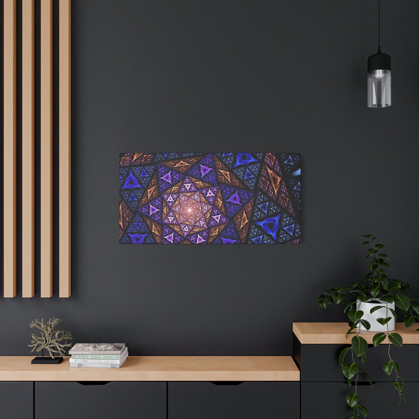 Spectral Spiral Classic Canvas