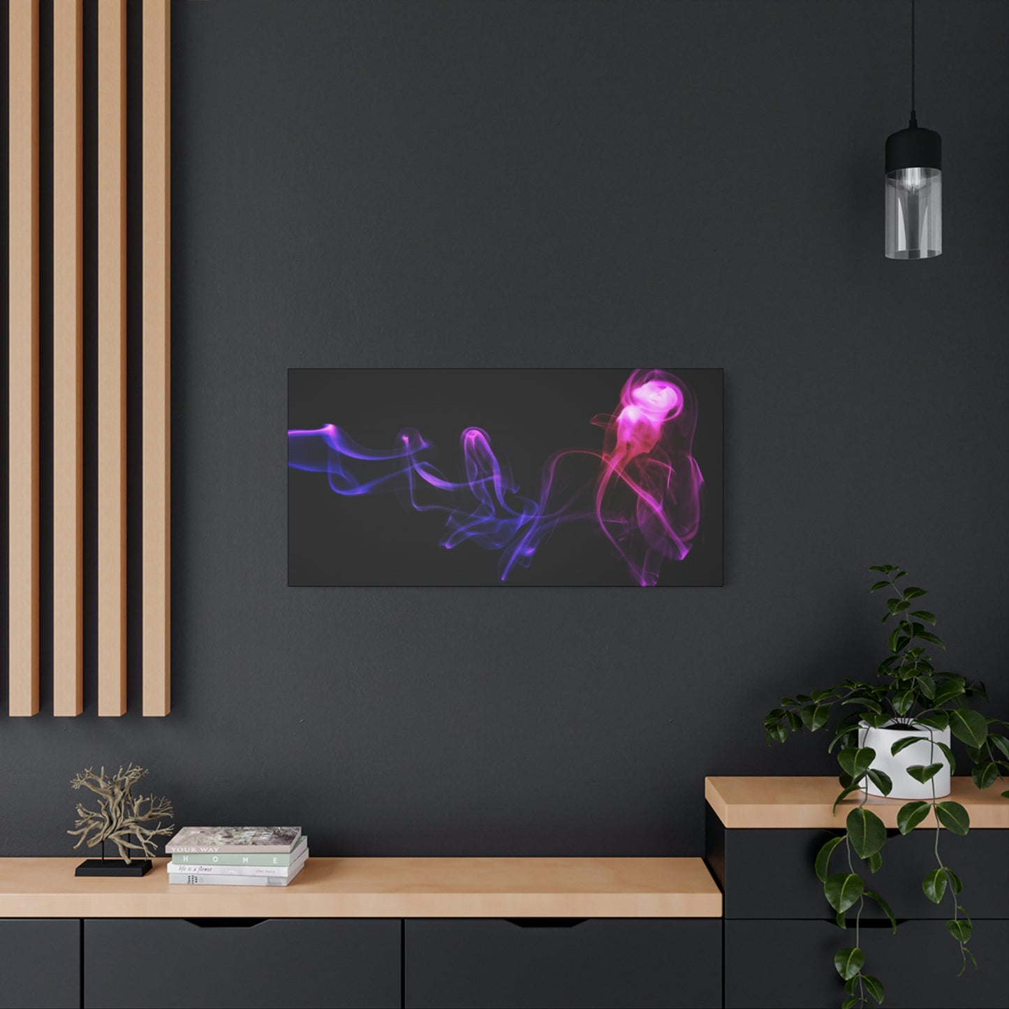 Chromatic Smoke Dance Classic Canvas