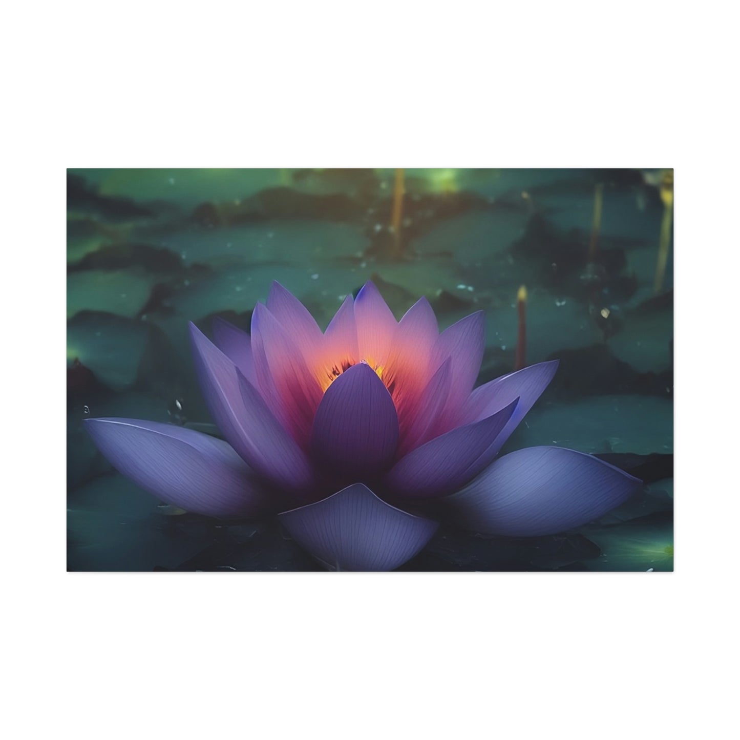 Healing Lotus Classic Canvas