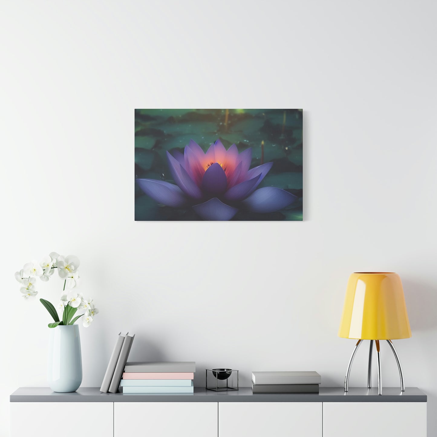 Healing Lotus Classic Canvas