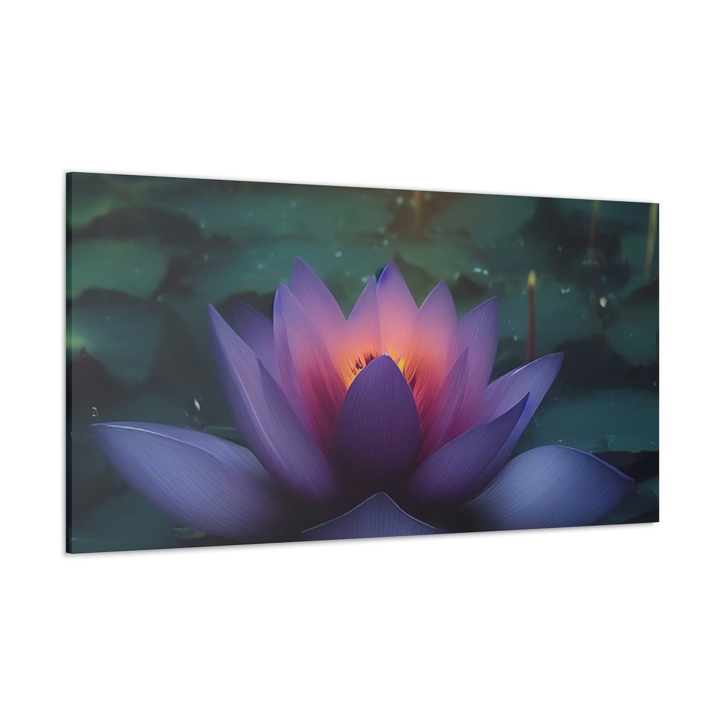 Healing Lotus Classic Canvas