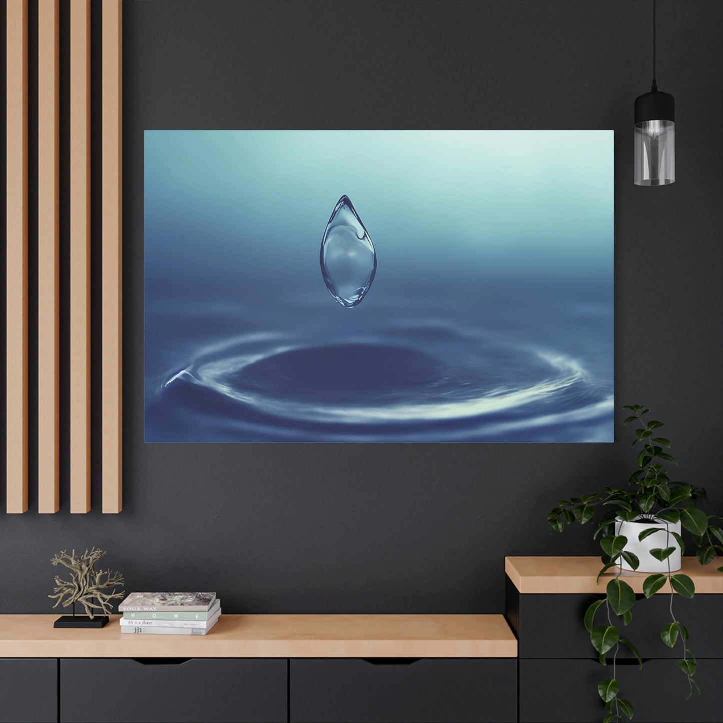 Waterdrops Classic Canvas