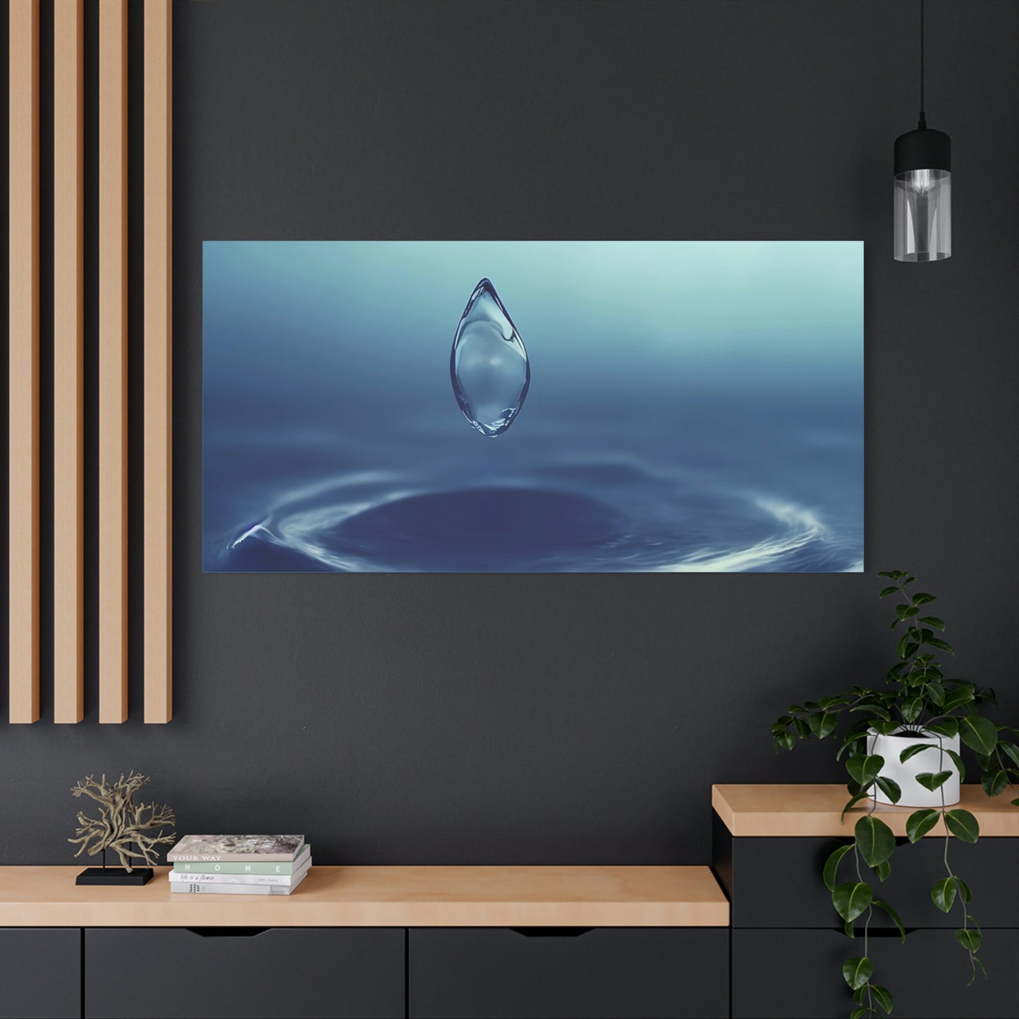 Waterdrops Classic Canvas