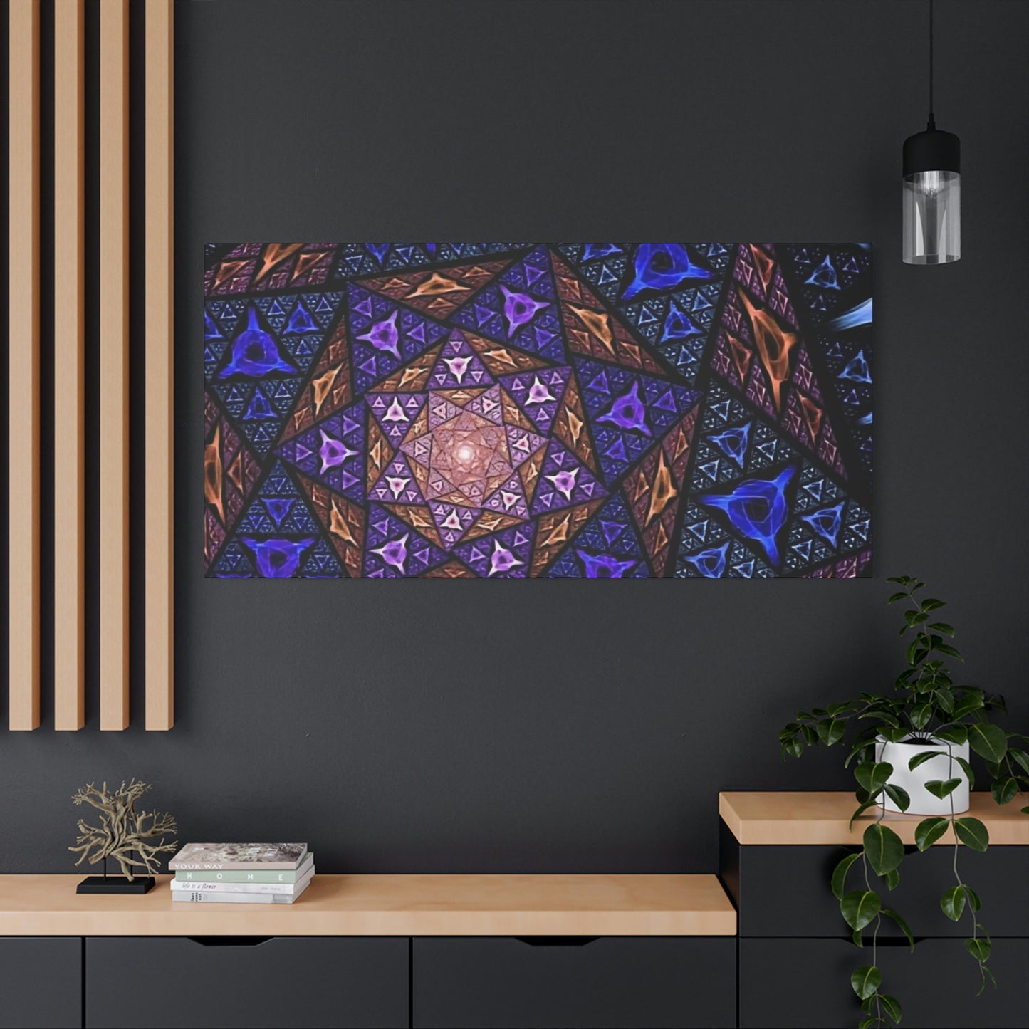 Spectral Spiral Classic Canvas