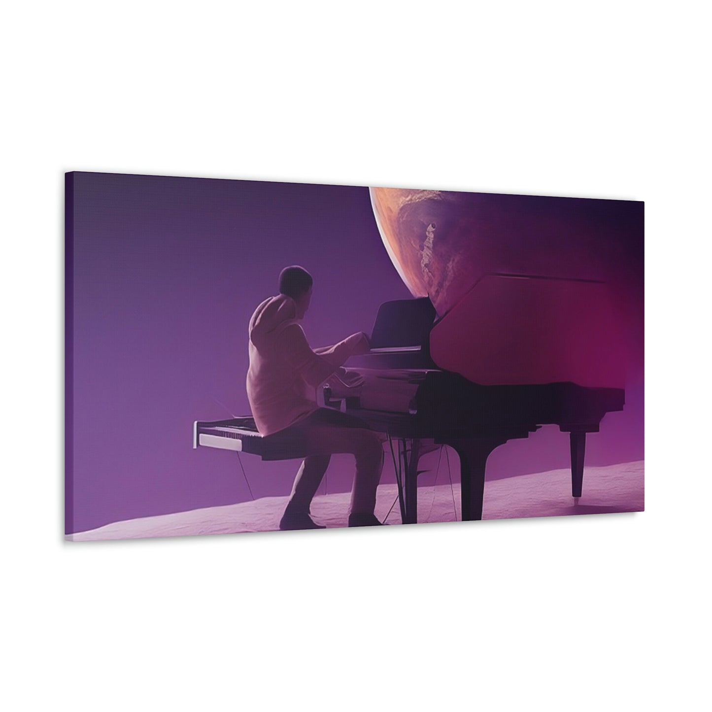 Playing on the Moon Classic Canvas