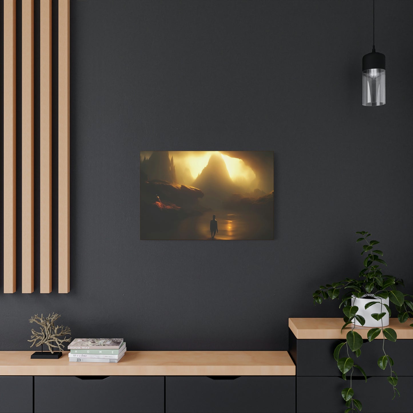 Light and Dark Classic Canvas