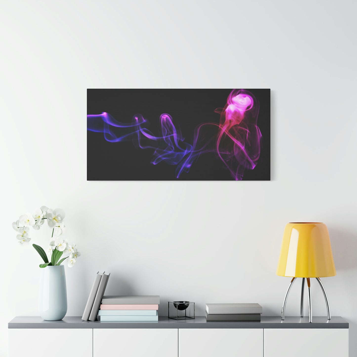 Chromatic Smoke Dance Classic Canvas